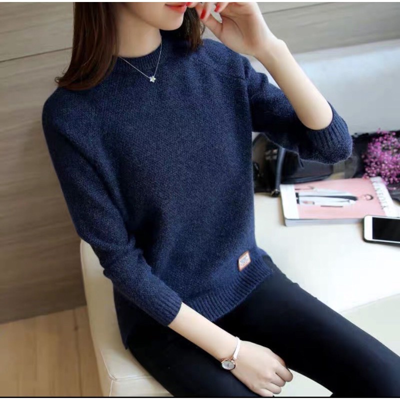 ❤️FREE:SiZE❤️ Áo len mác xẻ vạt hàng qc loại 1 Đẹp Uy Tín