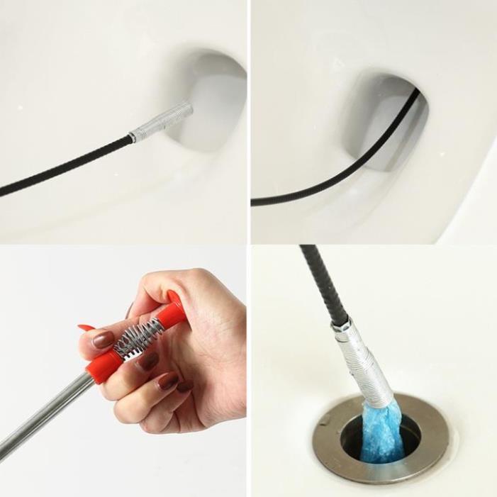 Dụng Cụ Gắp Rác - Gắp Lông Tóc Siêu Việt Thông Tắc Bồn - Ống Cống, Gắp Đồ Bị Rơi