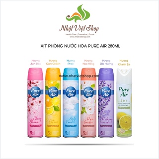 Xịt Thơm Phòng Nước Hoa Pure Air 280ml