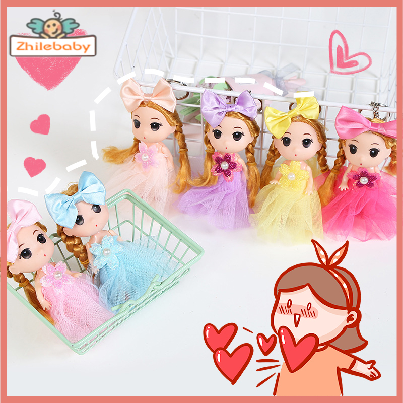 Móc Khóa Búp Bê Barbie 18cm Dễ Thương