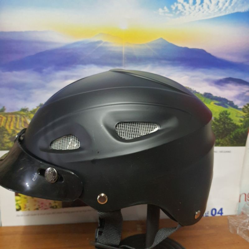 Mũ bảo hiểm 1/2 osaka lỗ thoáng mát nhẹ đầu chất lượng