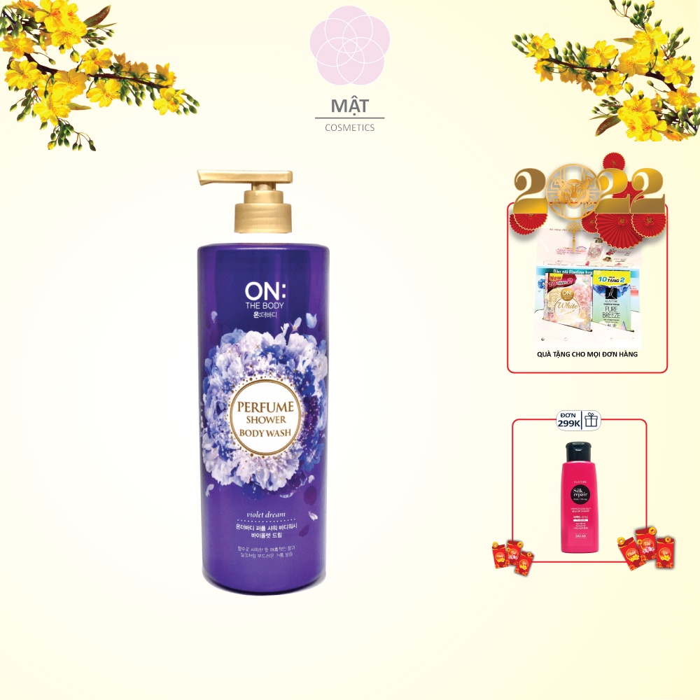 Sữa Tắm nước hoa On The Body Perfume Violet Dream 1000g