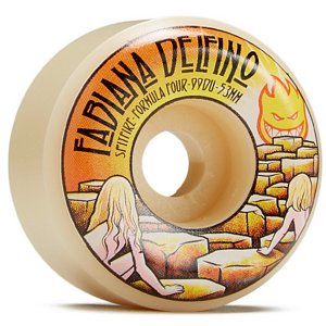 Bộ Bánh Ván Trượt Skateboard SPITFIRE FABIANA DELFINO F4 99D CONICAL FULL WHEELS 52MM