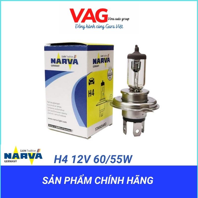 Bóng Đèn Pha ôtô H4 12V 60/55W  Bóng Đèn Pha Ô Tô  Chính Hãng Narva Của Đức, Bảo hành 3 tháng