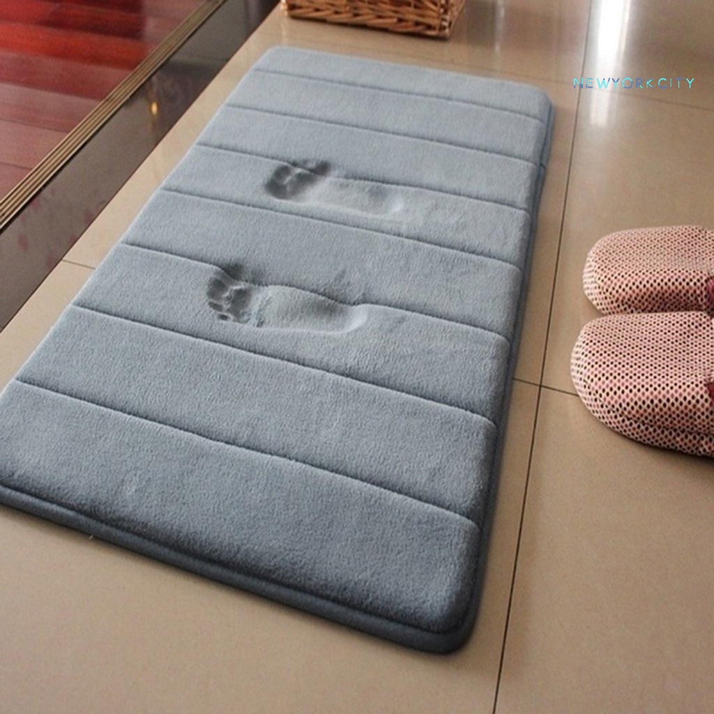 Thảm Lót Sàn Nhà Vệ Sinh Bằng Memory Foam Dày Dặn Chống Trượt Tiện Dụng Cho Spa