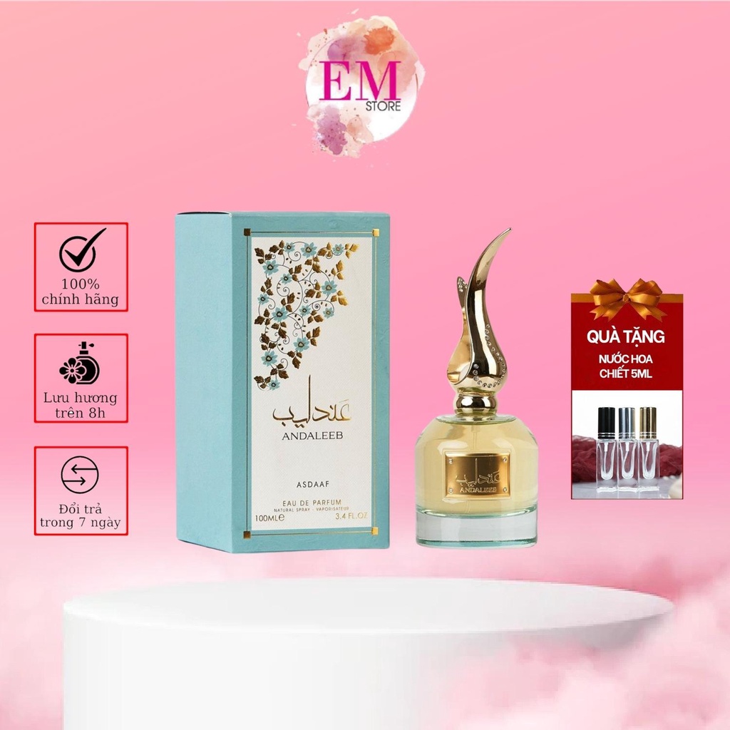 Nước hoa DuBai Andaleeb quyến rũ, quý phái 100ml