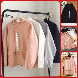 Áo Khoác Kaki Jacket Phối nón 4 màu ( ảnh thật )