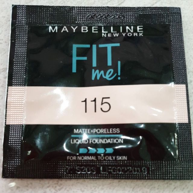 Mẫu Thử Kem Nền Mịn Lì Tự Nhiên Maybelline New York Fit Me 115 Ivory 1.5ml.