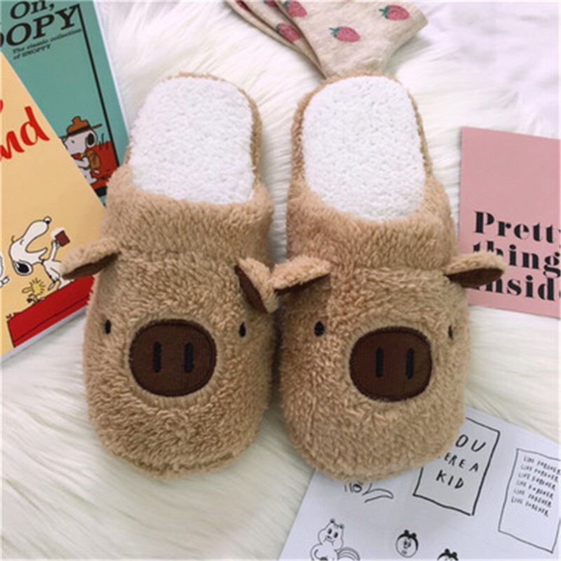 [Loại 1] Dép Bông Heo Xinh Xắn Dễ Thương Đi Trong Nhà, Văn Phòng DA09