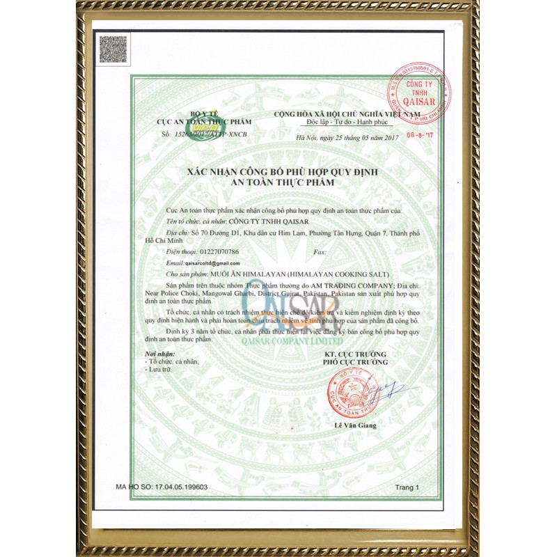 Muối Hồng Himalayan Qaisar