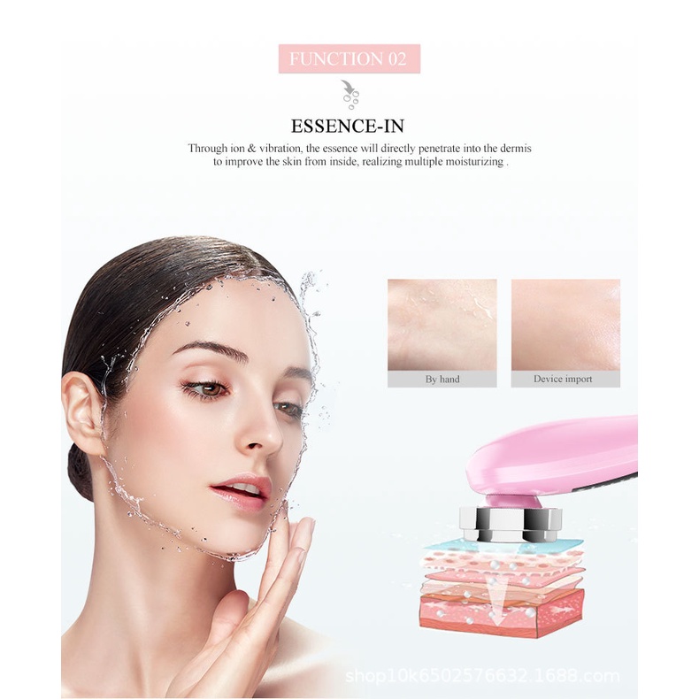 Thiết bị mát xa chăm sóc da mắt bằng sóng siêu âm EMS led hạt photon chống nếp nhăn lão hóa trẻ hóa