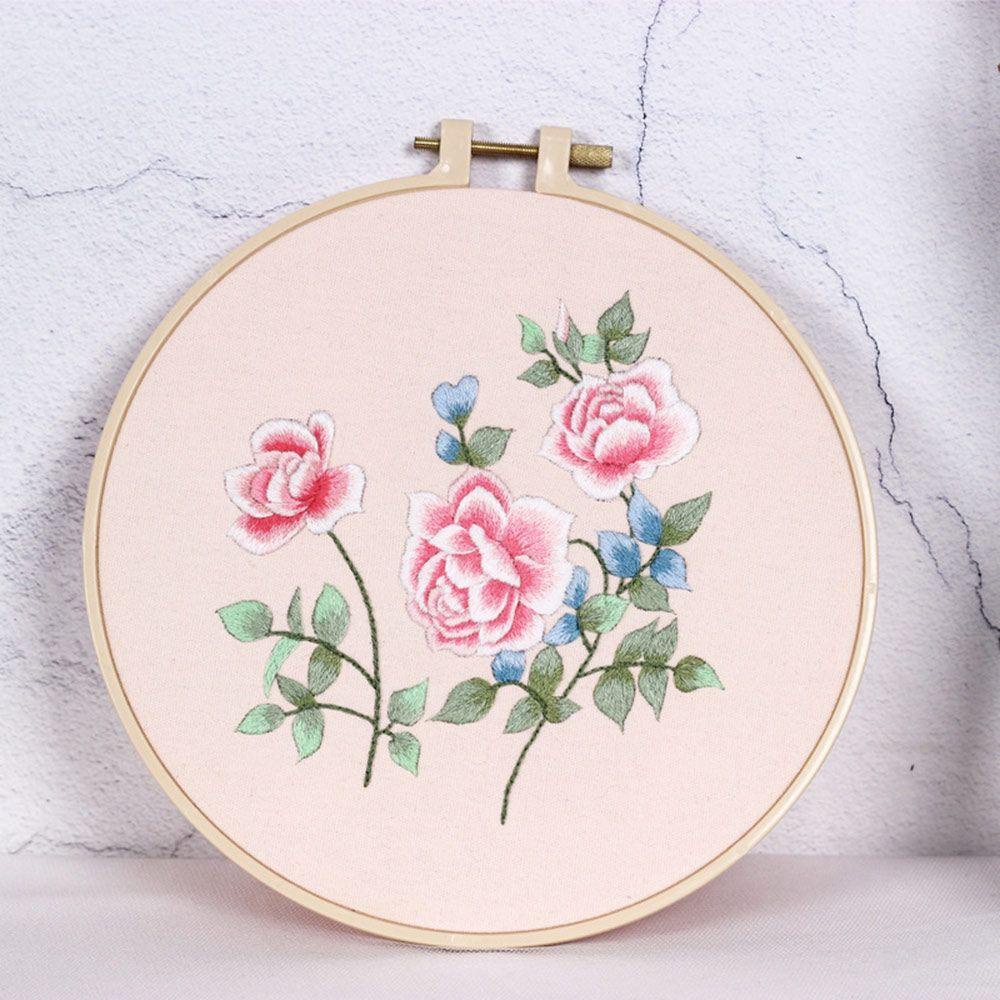 ROSE Giỏ Đựng Kim Thêu Hoa Phong Cách Châu Âu