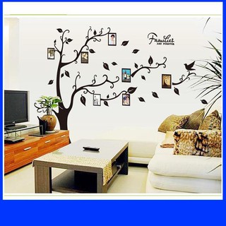 (HCM) Decal dán tường Cây treo ảnh 4 size nhỏ - decalhcm