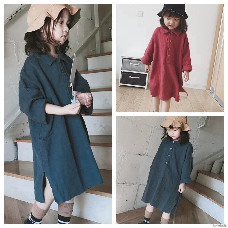 Áo thun ngắn tay xẻ tà thời trang cho bé gái