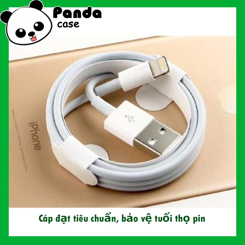 Dây Cáp Sạc Lightning 1 mét – Hỗ Trợ Sạc Nhanh – Bảo Hành 3 tháng 1 đổi 1 Cho Điện Thoại IPhone IPad Airpod Tai nghe,...