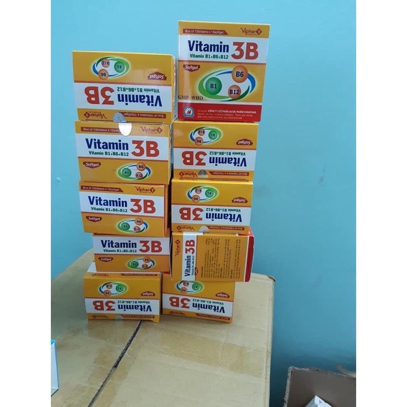 Viên uống Vitamin 3B B1-B6-B12 (hộp 100 viên) | BigBuy360 - bigbuy360.vn
