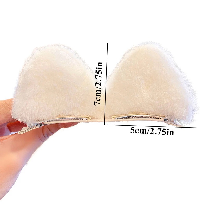 Set 2 kẹp tóc tai mèo hoạt hình đáng yêu