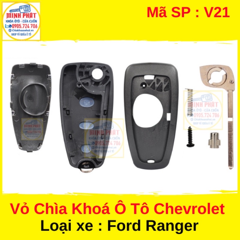 Vỏ Chìa khoá xe Ô tô Ford Ranger