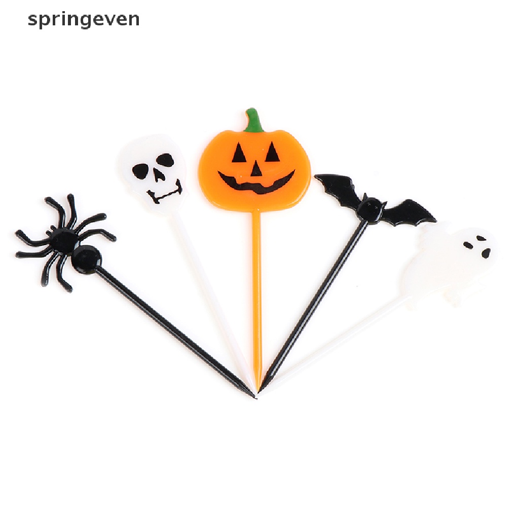Bộ 10 Nĩa Ăn Trái Cây Phong Cách Halloween
