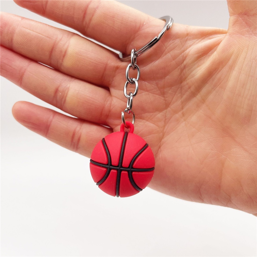 Móc Khóa Hình Quả Bóng Thể Thao Mini 3cm