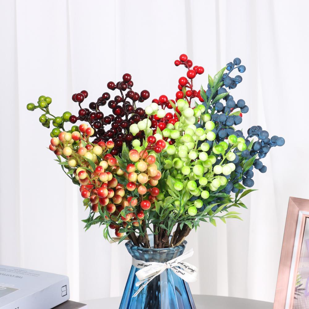 Bộ 6 Quả Mọng Xốp Dùng Trang Trí Phòng Chụp Ảnh|Bó Hoa Giả Xinh Xắn Trang Trí Nội Thất