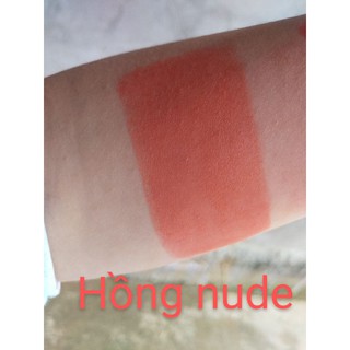 Màu hồng nude - Son handmade dưỡng ẩm, độ lỳ tương đối