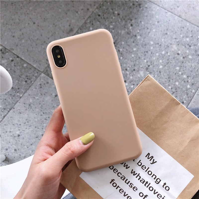 Ốp iphone - Ốp lưng vỏ màu mềm mại  6plus/ 6s plus/ 7plus/ 8plus/x/xs/xs max