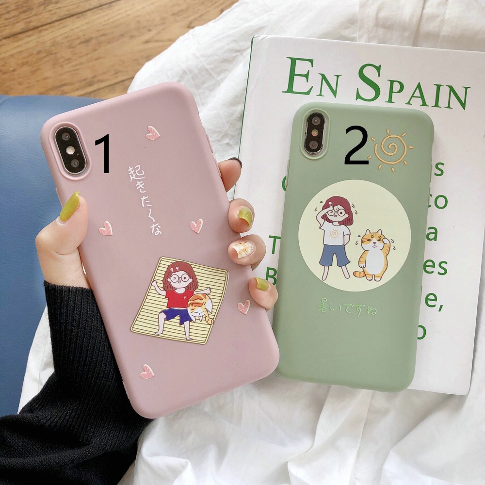 Ốp điện thoại TPU dẻo in họa tiết đáng yêu dành cho iPhone 6/6s/6+/6s+/7/7+/8/8+/x/xs/xr/xs max