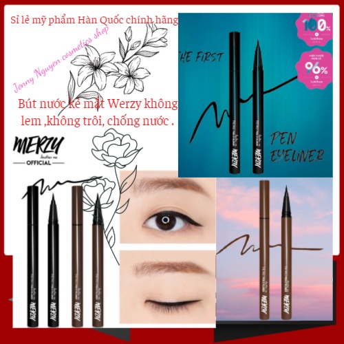Bút Kẻ Mắt Nước Chống Trôi Merzy Another Me The First Pen Eyeliner