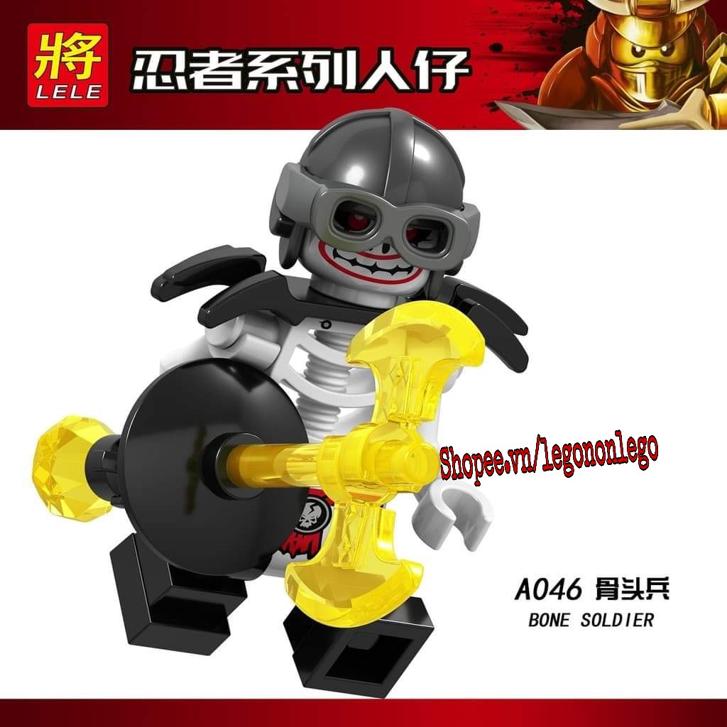 Minifigure nhân vật xương Ninjago A041-048