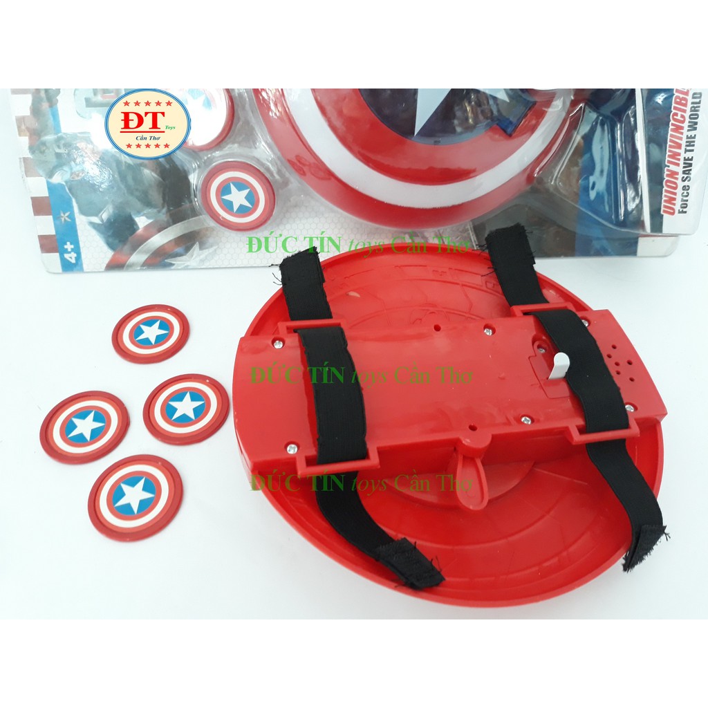 ĐỒ CHƠI KHIÊN ĐỘI TRƯỞNG MỸ ĐEO TAY, BẮN ĐĨA, PIN NHẠC ĐÈN