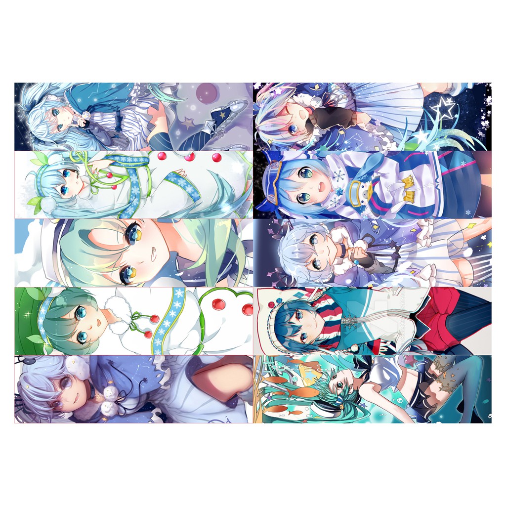 Kẹp sách anime Vocaloid (10 tấm)