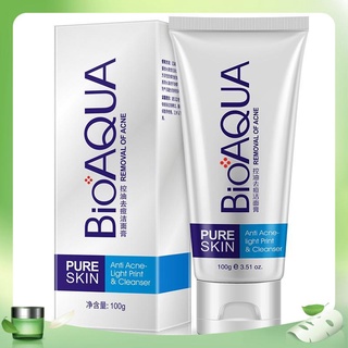 Sữa Rửa Mặt Dành Riêng cho Da Mụn BioAqua Pure Skin Anti Acne Cleanser 100g