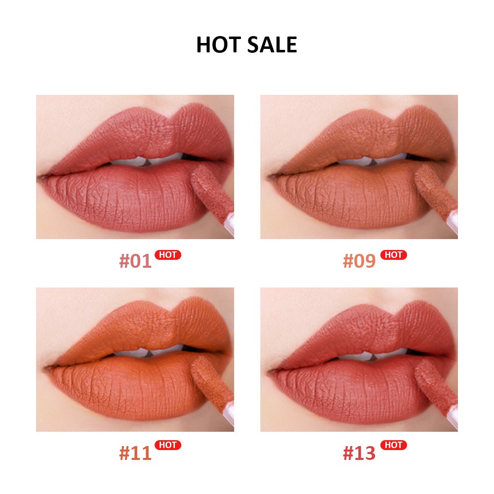 Son môi dạng lỏng chống thấm nước lì lâu trôi có 8 màu | BigBuy360 - bigbuy360.vn