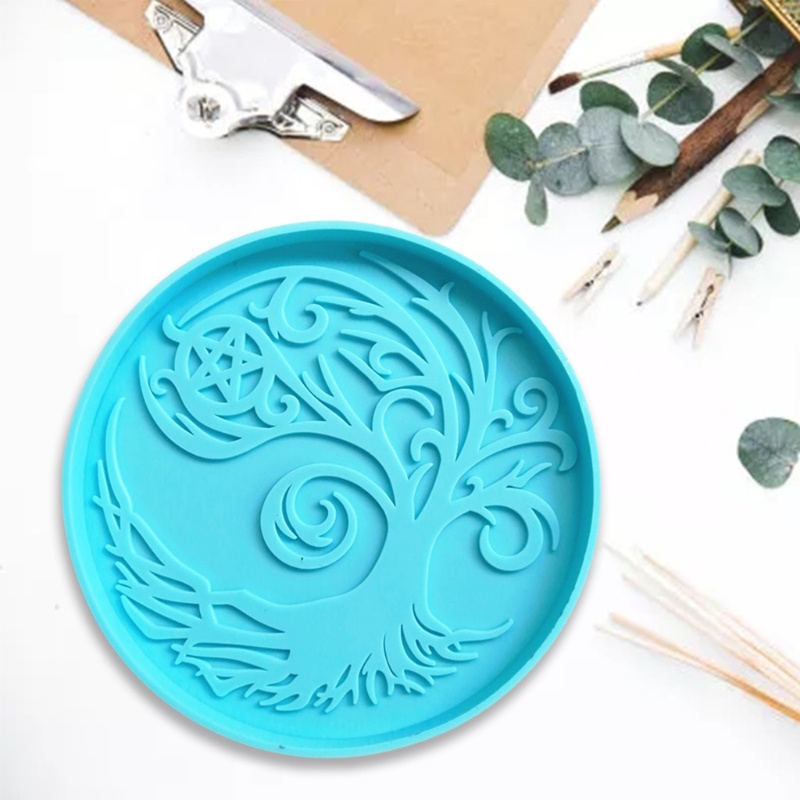 Khuôn Làm Thảm Lót Ly Bằng Epoxy Nghệ Thuật DIY