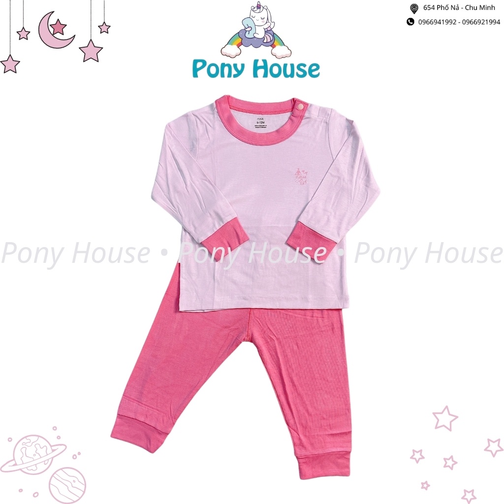 Bộ Quần Áo Dài Tay Nous Petit Cài Vai Cho Bé Size 9-12 Tháng Đến 18-24 Tháng (9M-24M)