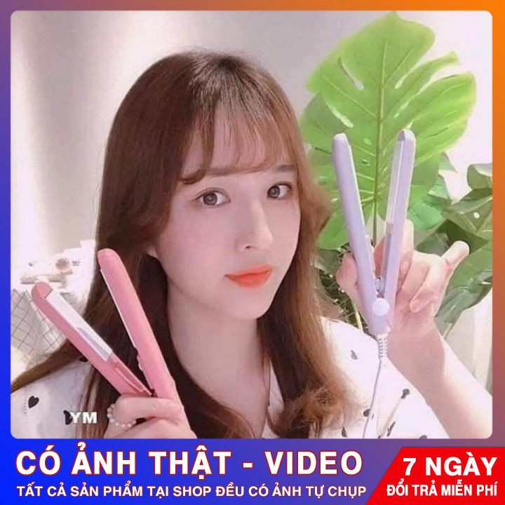 Máy Làm Tóc Mini Nova Đa Năng ⚡️𝐅𝐑𝐄𝐄 𝐒𝐇𝐈𝐏⚡️ Máy Dập Xù Tóc, Uốn Duỗi Tạo Kiểu Tóc (Tặng Hộp Nhựa)