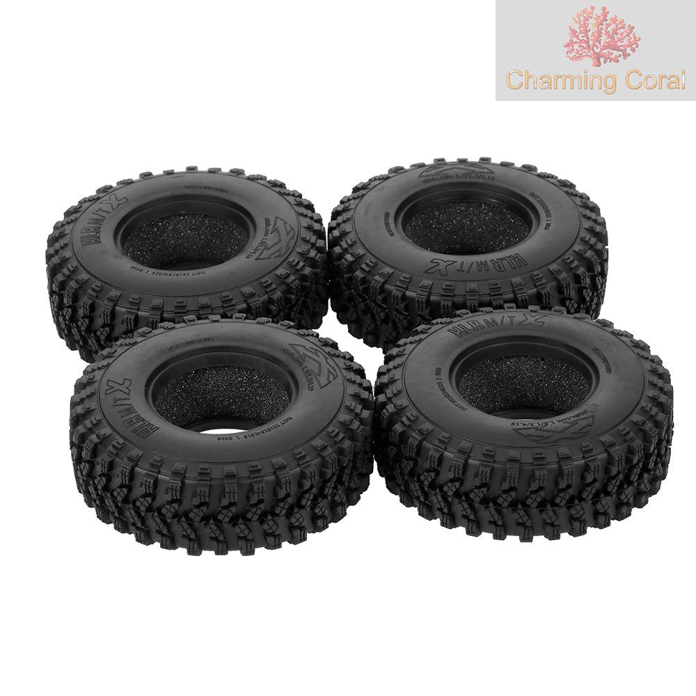 Set 4 Bánh Xe Thay Thế Cho Xe Mô Hình Traxxas Tf2 Redcat Rc4Wd Tamiya Scx10 D90 Hpi Crawler 1/10 Ax8020 1.9 Inch
