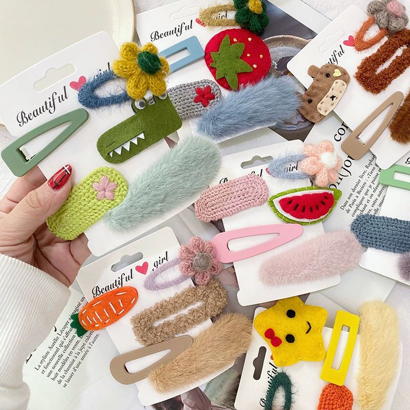 Set 5 Món Kẹp Tóc Mái Phong Cách Hàn Quốc Xinh Xắn BiTi Store