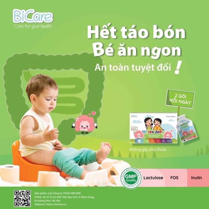 THẠCH TÁO BÓN JELLY BICARE