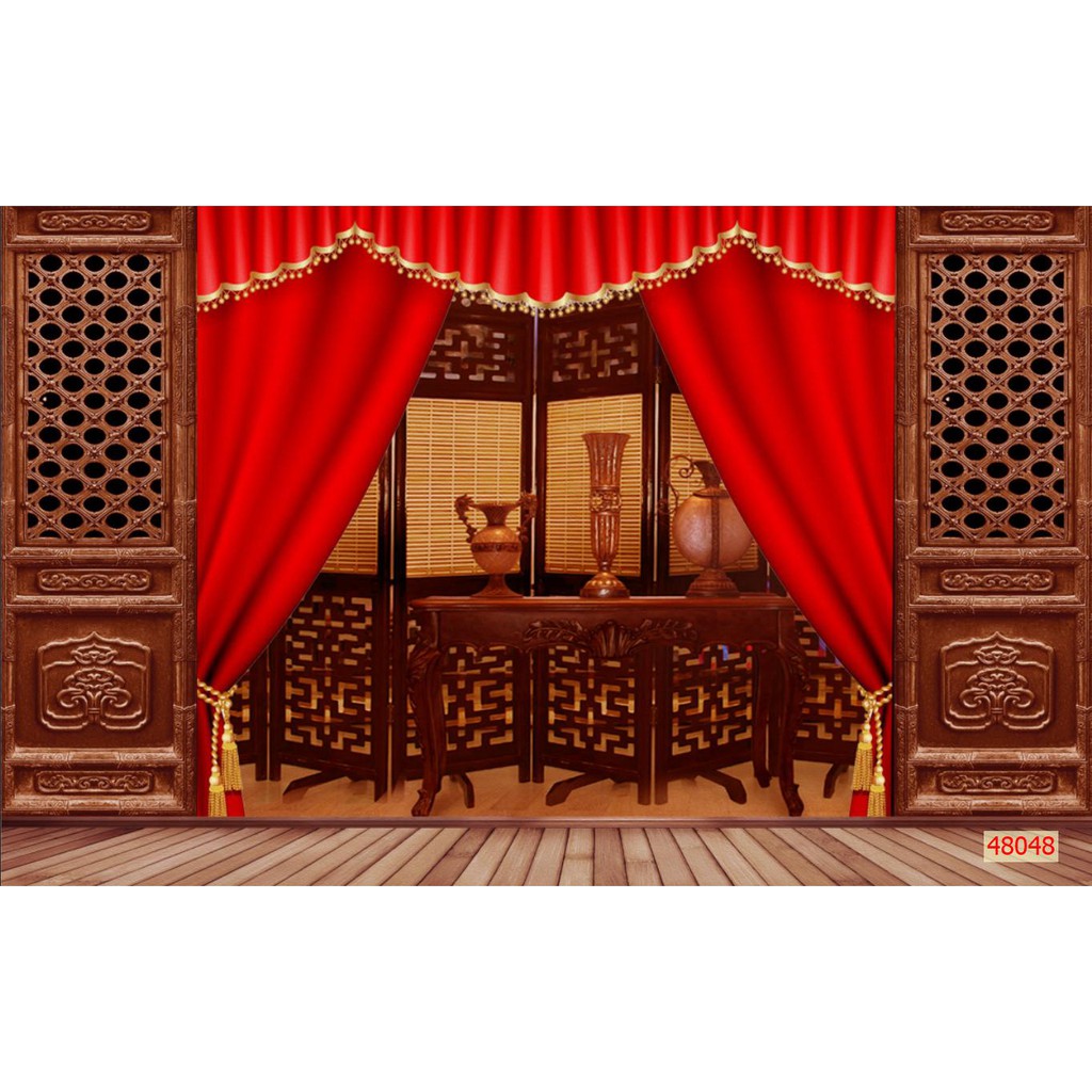 Tranh lụa 3d Hồng Kông Phố Cổ Kích Thước 1,5m x 2m HKPC04