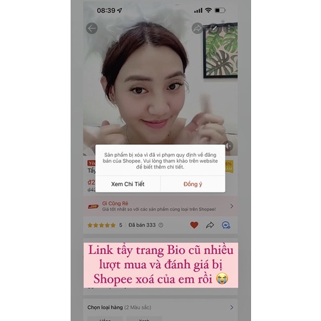 Tẩy trang Bio Pháp 500ml