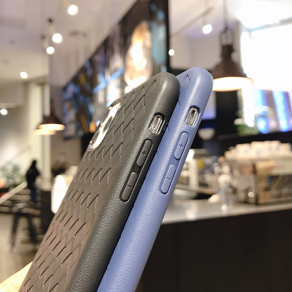 Ốp Điện Thoại TPU Da Dạng Lưới Đan Thoáng Khí Cho IPhone 13 12 11 Pro Max XR X XS 11 / 12 / 13PROMAX