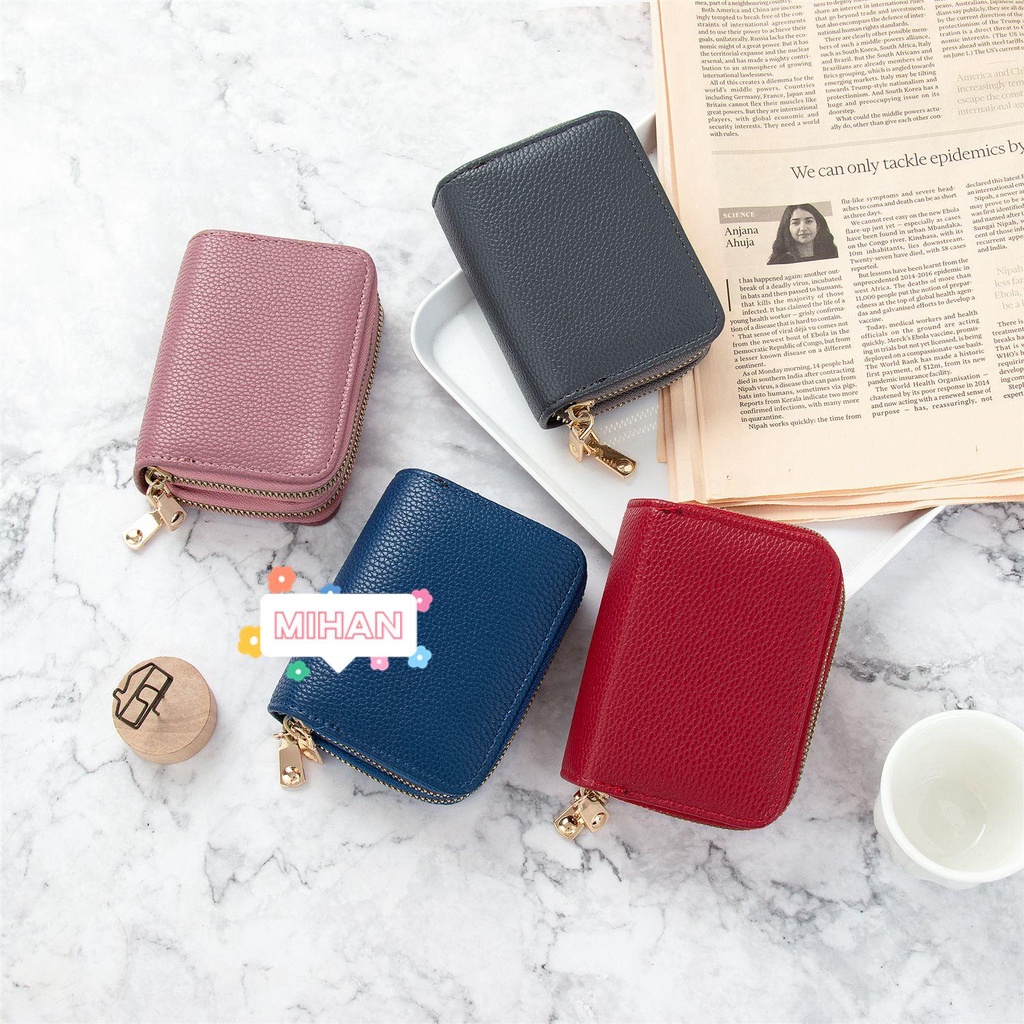 Ví Da PU Đựng Tiền Xu MIHAN1 Thời Trang Dành Cho Nữ Giá Đỡ