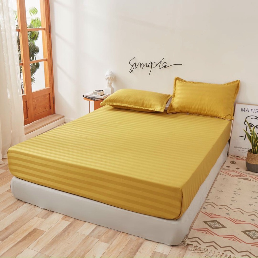 Sét ga gối Cotton 3F cao cấp siêu mát, mềm mịn giá rẻ