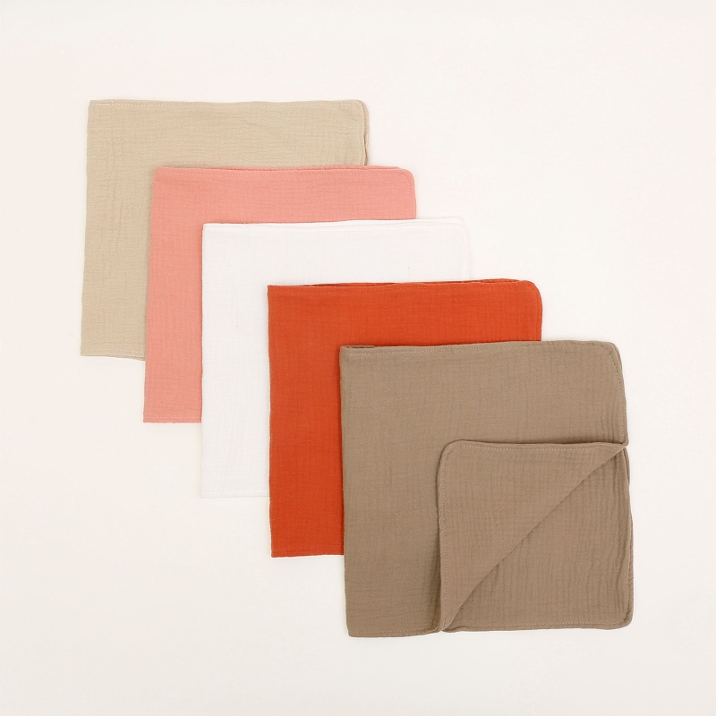 Omg* Khăn Lau Mặt 5 Màu Dành Cho Bé Trai Bé Gái/Bé Trai/Bé Gái