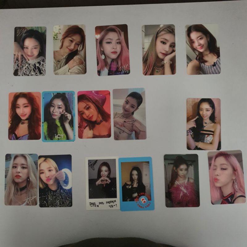 Ảnh Thẻ Hình Itzy Yeji Lia, Ryujin, Chaeryeong, Yuna