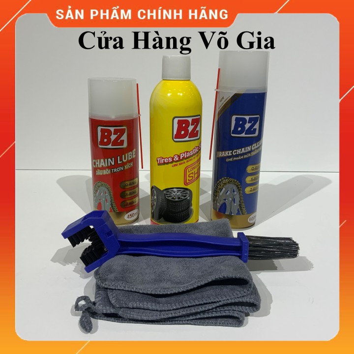 [Mã LIFEAUMAY giảm 10% tối đa 30k đơn 150k] Chai Xịt Dưỡng Sên BZ Chain Lube 450ml