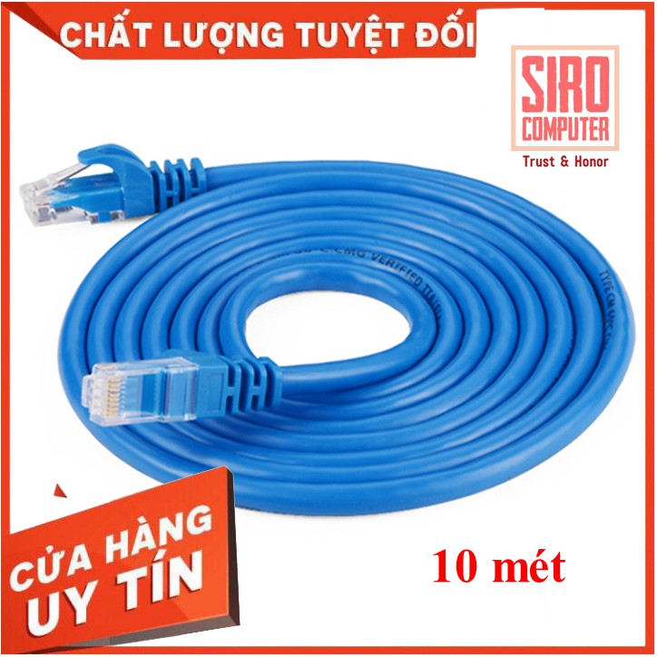 Dây cáp mạng bấm sẵn 2 đầu dài 10 mét