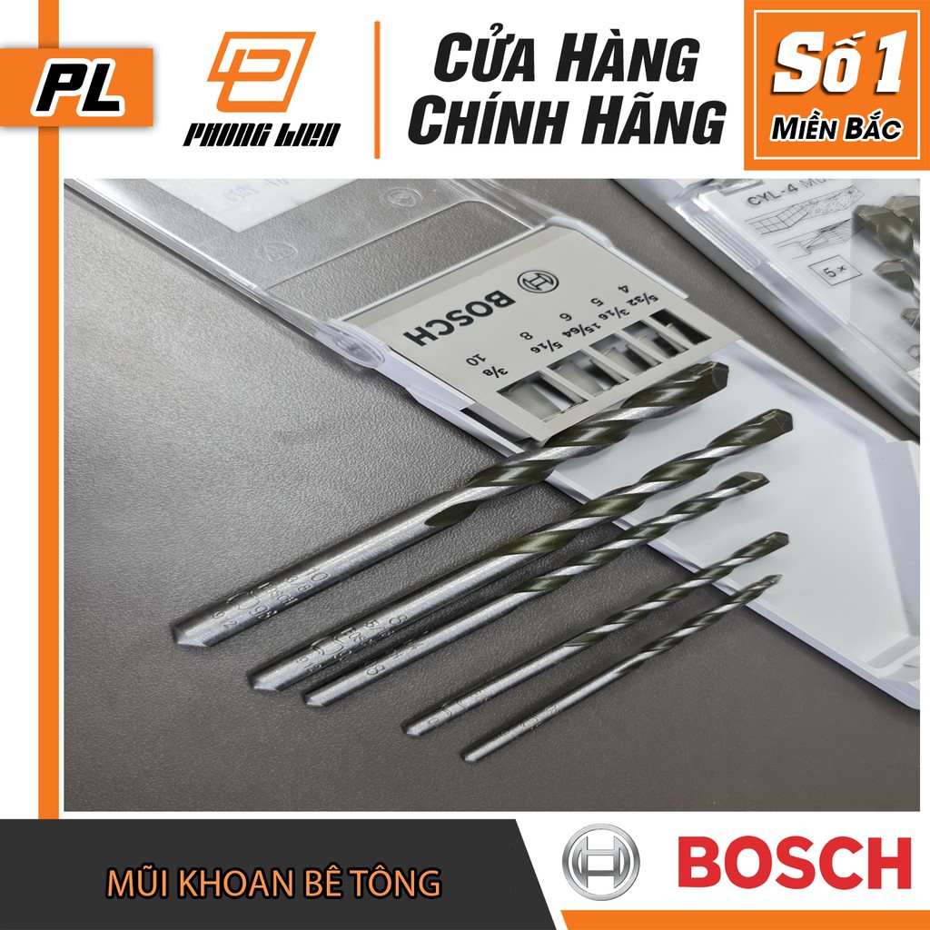 Bộ mũi khoan bê tông Bosch 2608680798 - Hàng Chính Hãng
